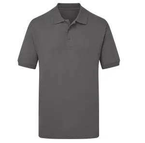 50/50 Heavyweight Piqué Polo | CHARCOAL