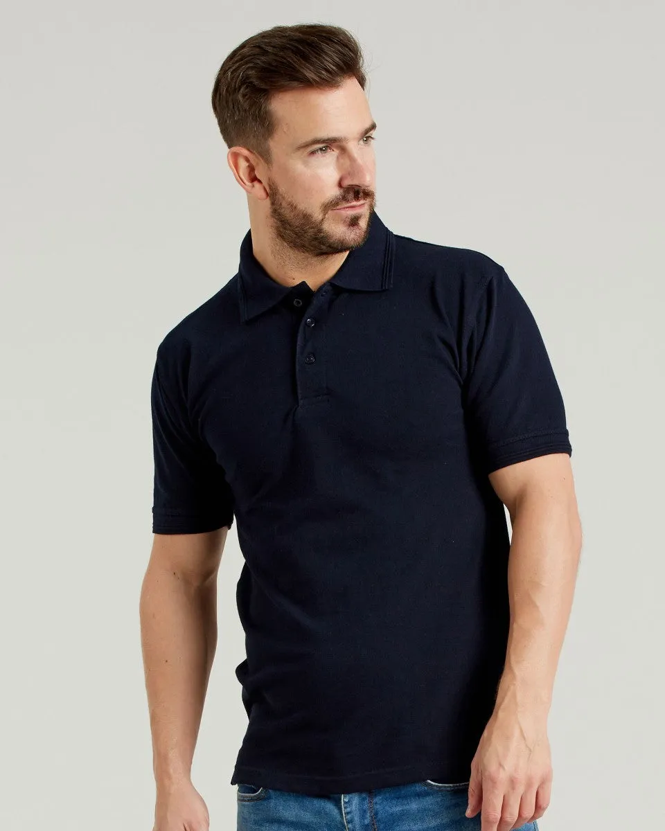 50/50 Heavyweight Piqué Polo | NAVY