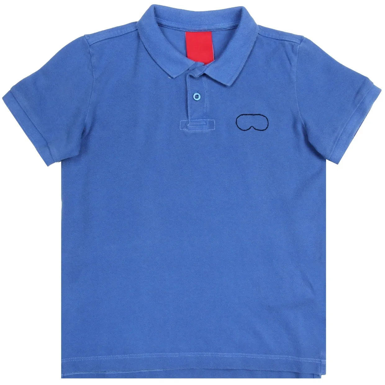 AI Riders on the Storm Kids Blue Logo Polo Shirt