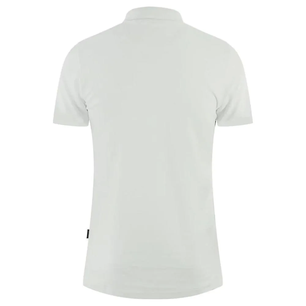 Aquascutum Elegant White Cotton Polo Shirt