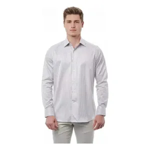 Bagutta White Cotton Men Shirt