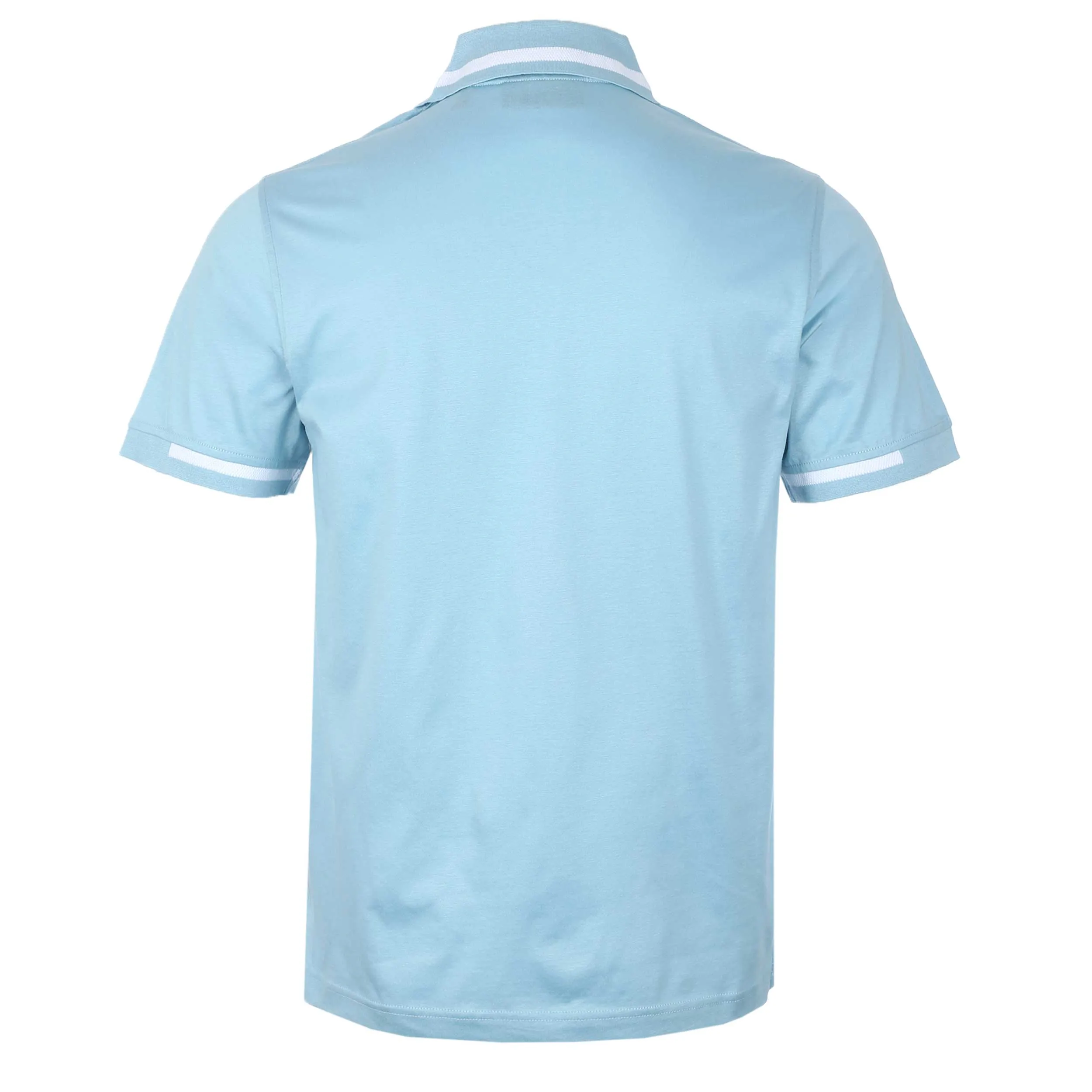 Belstaff Graph Zip Polo Shirt in Skyline Blue