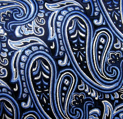 Blue Paisley Tie