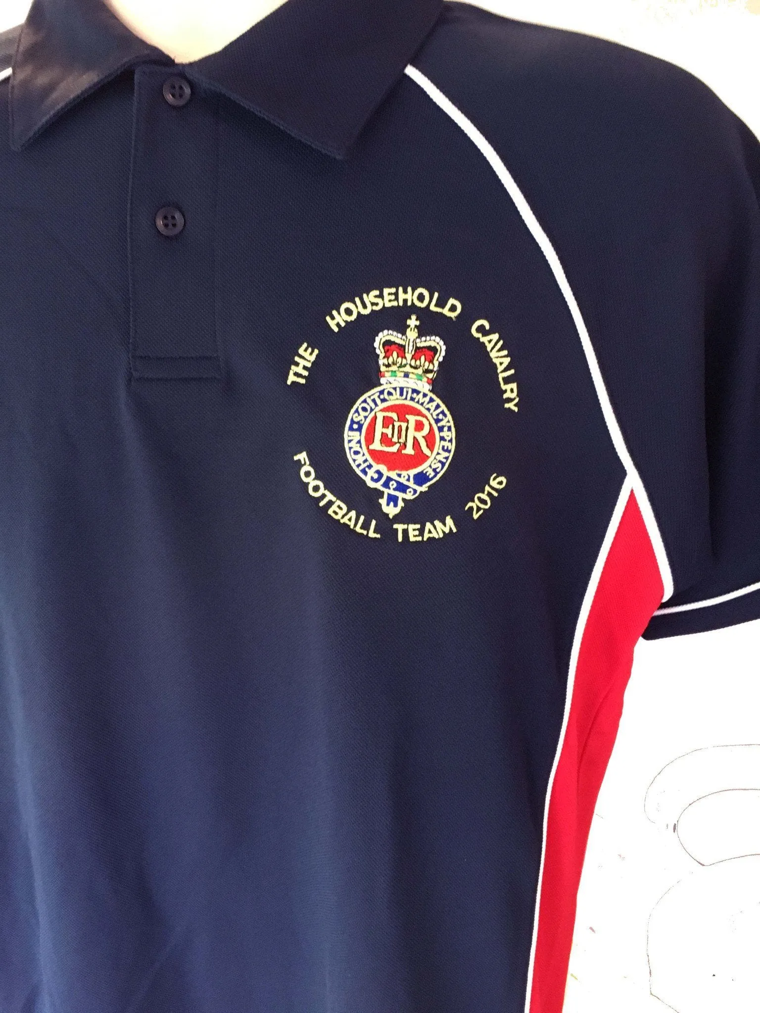 Blues and Royals Performance Polo 'Multi Logo Options Build Your Own Shirt'