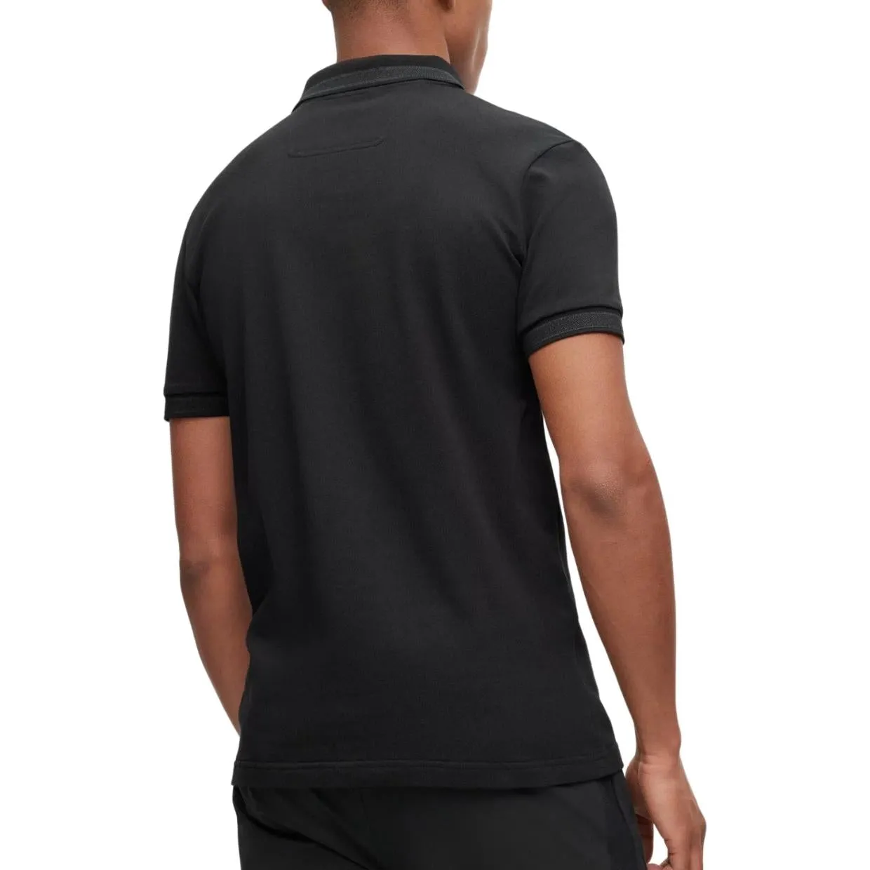 BOSS Logo Paddy Black Polo Shirt