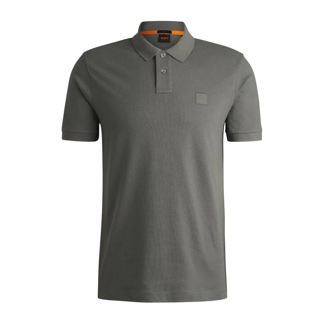 BOSS Passenger Slim Fit Grey Polo Shirt