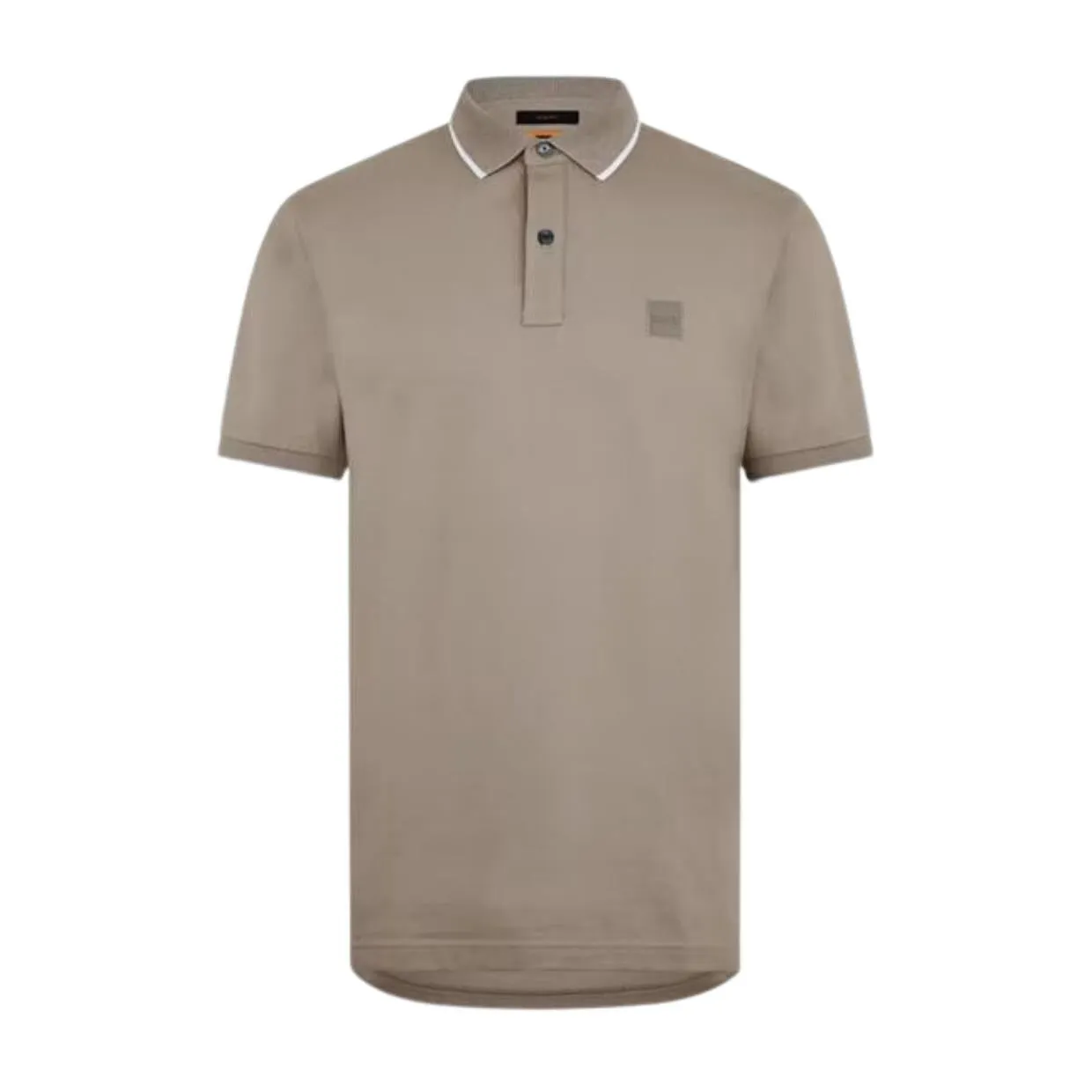 BOSS Passertip Slim Fit Brown Polo Shirt