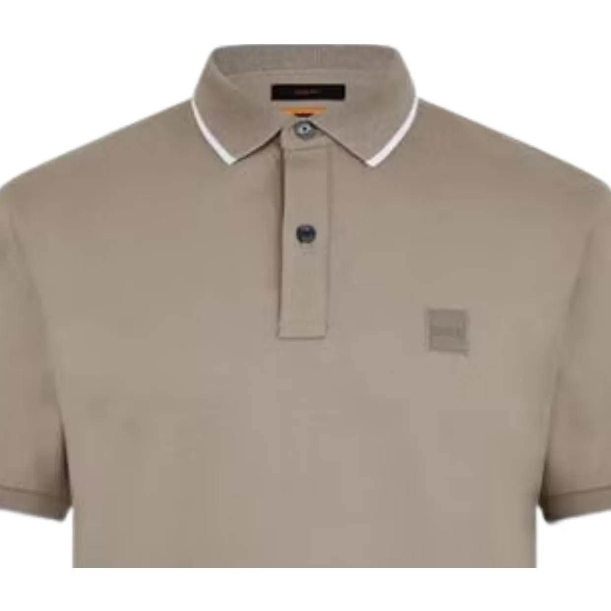 BOSS Passertip Slim Fit Brown Polo Shirt