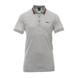 BOSS Paule Grey Slim Fit Polo Shirt