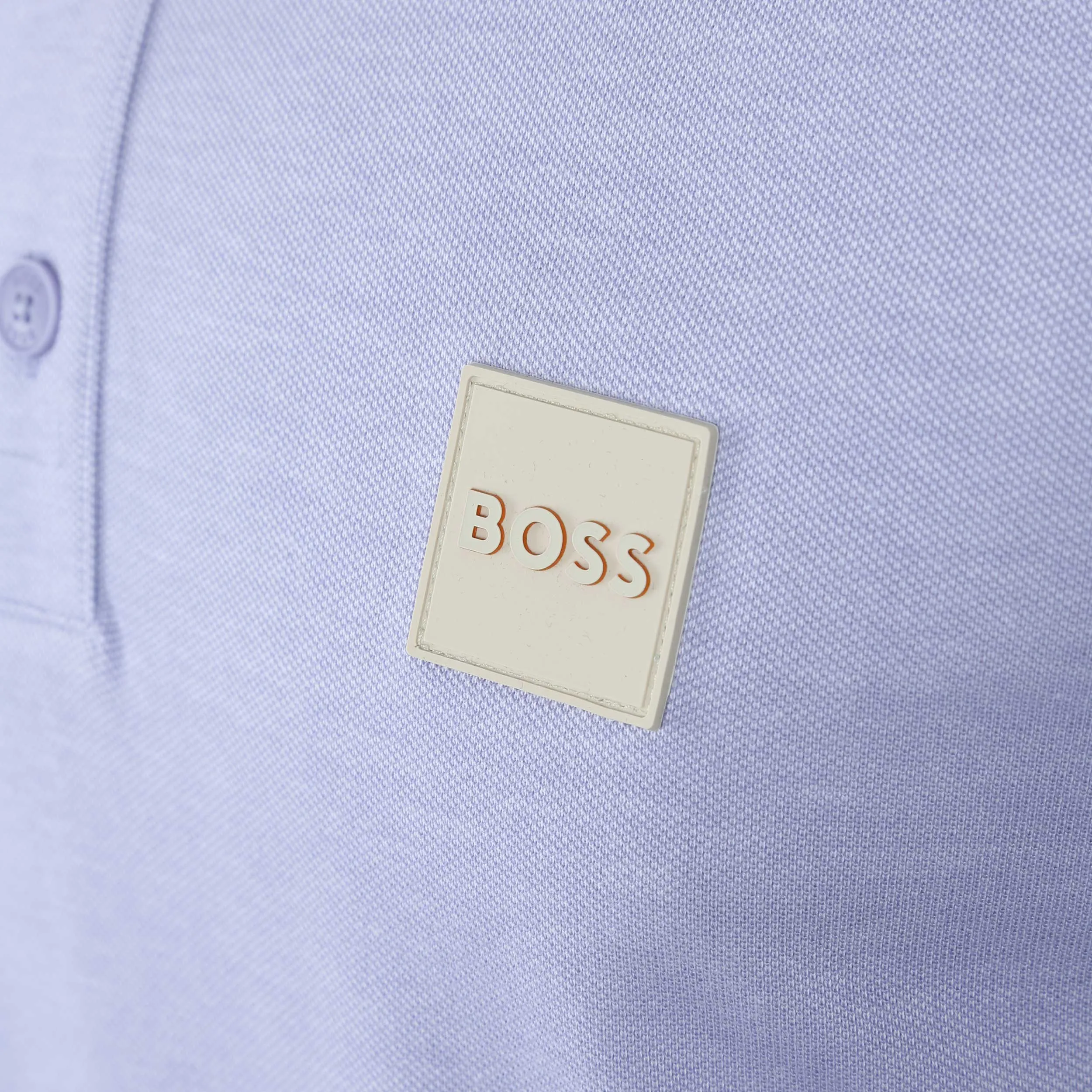 BOSS PeOxford Polo Shirt in Lilac