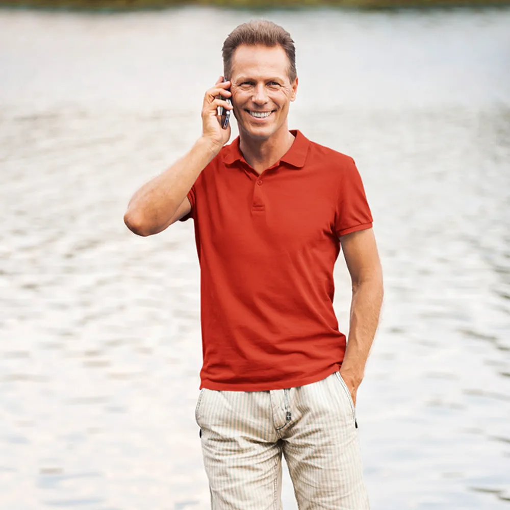 Brick Red Polo T shirt