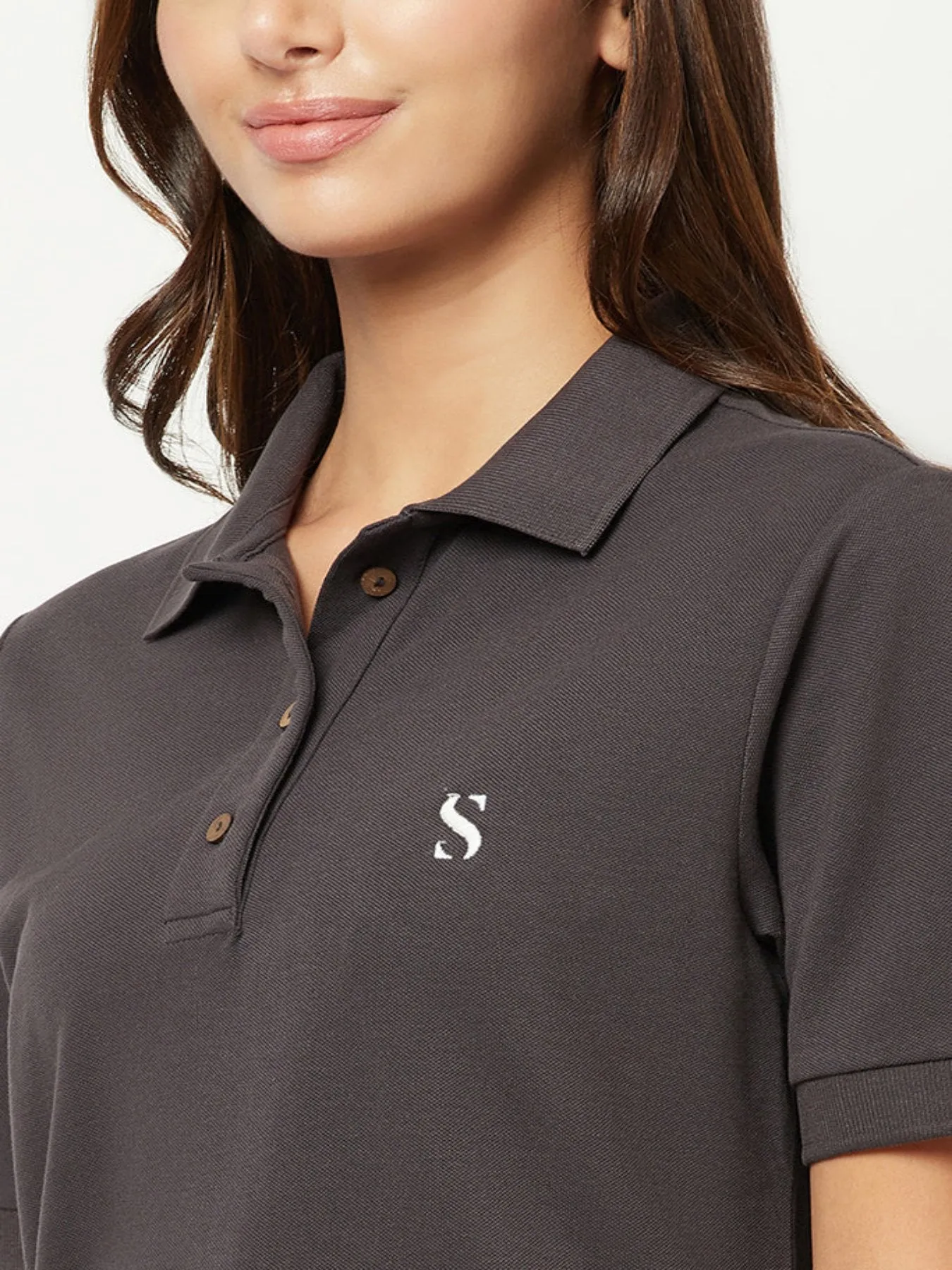 Charcoal Polo T-shirt