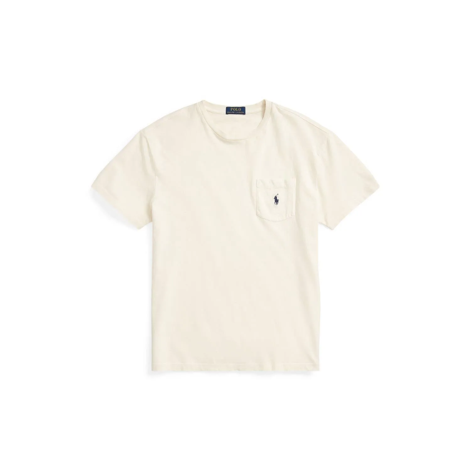 Classic Fit Cotton-Linen Pocket T-Shirt