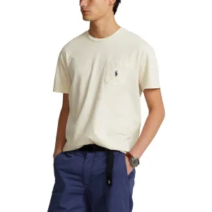 Classic Fit Cotton-Linen Pocket T-Shirt