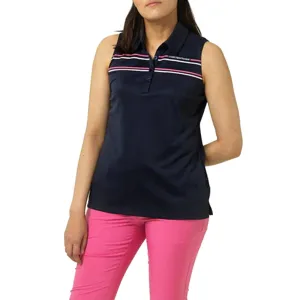 Cross Women's Primus Sleeveless Golf Polo - Navy