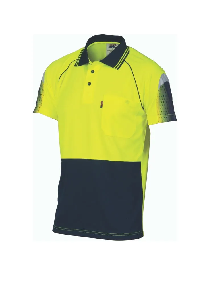 DNC Cool Breathe Sublimated Piping Polo