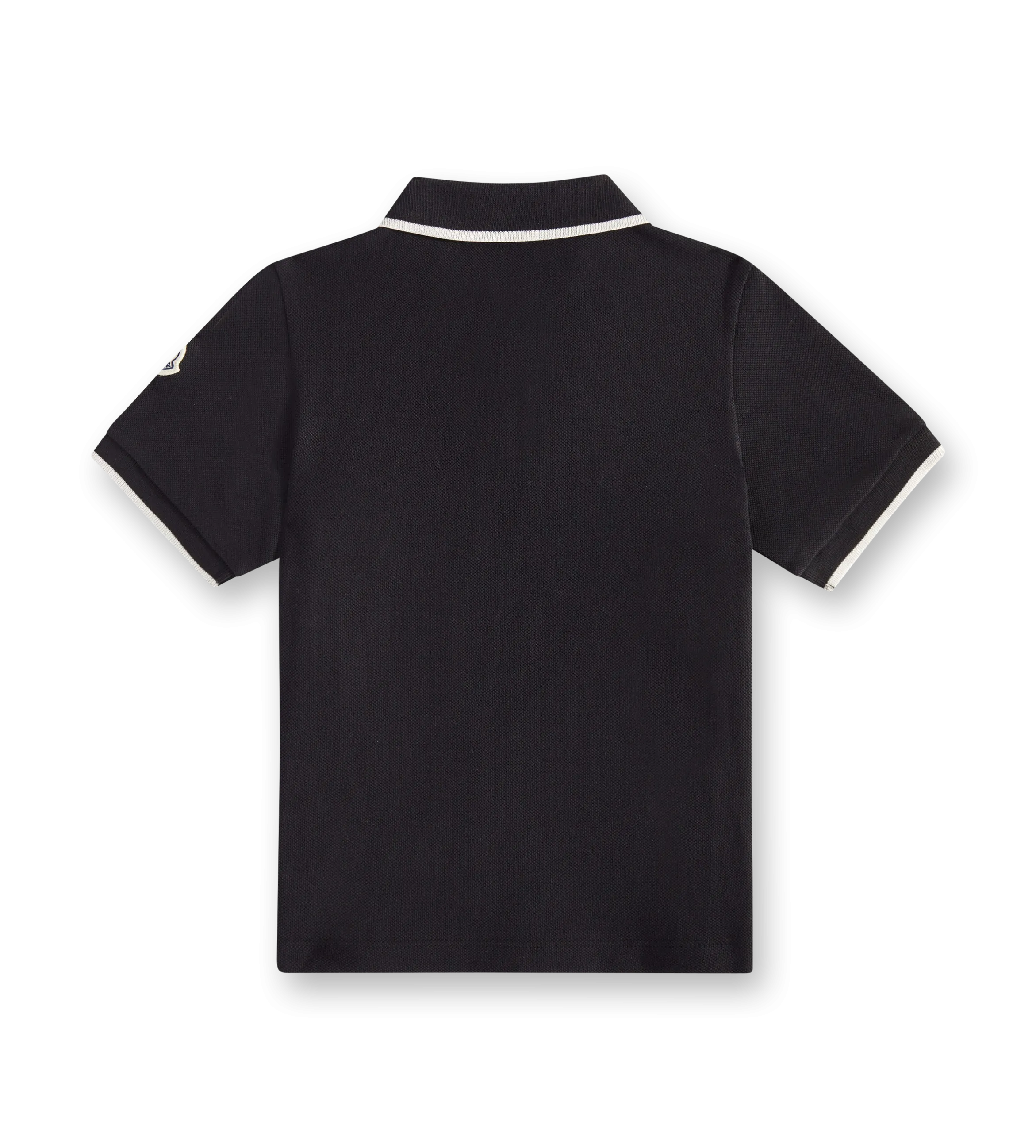 Embroidered Logo Polo Shirt Black