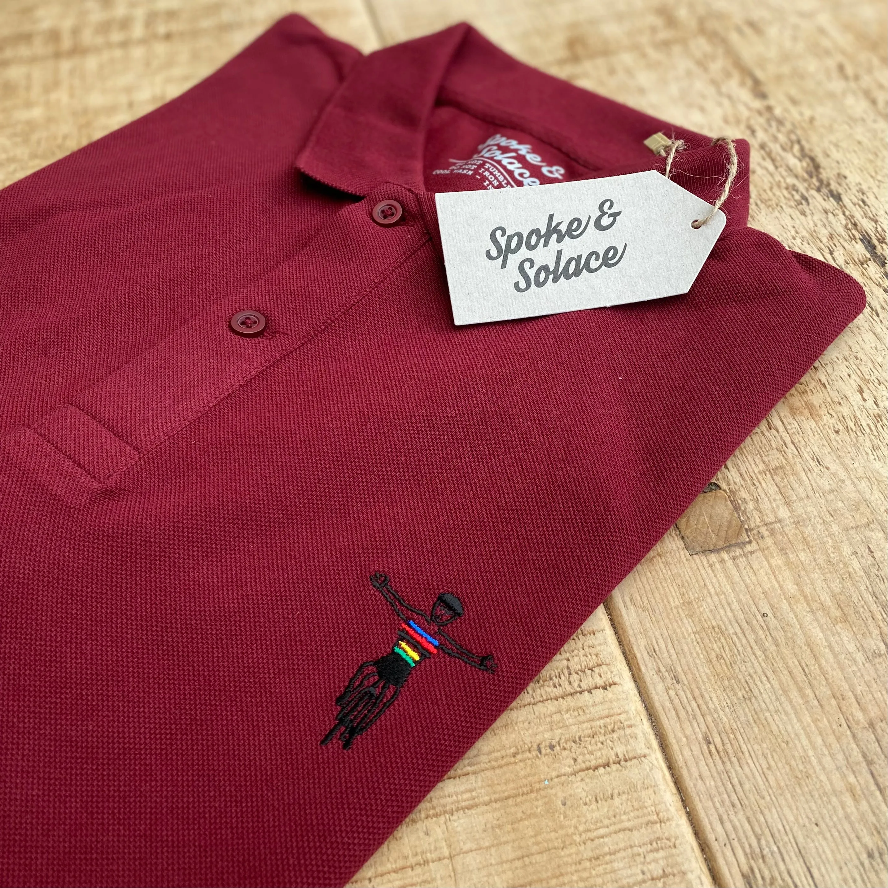 Finish Line Embroidered Polo Shirt