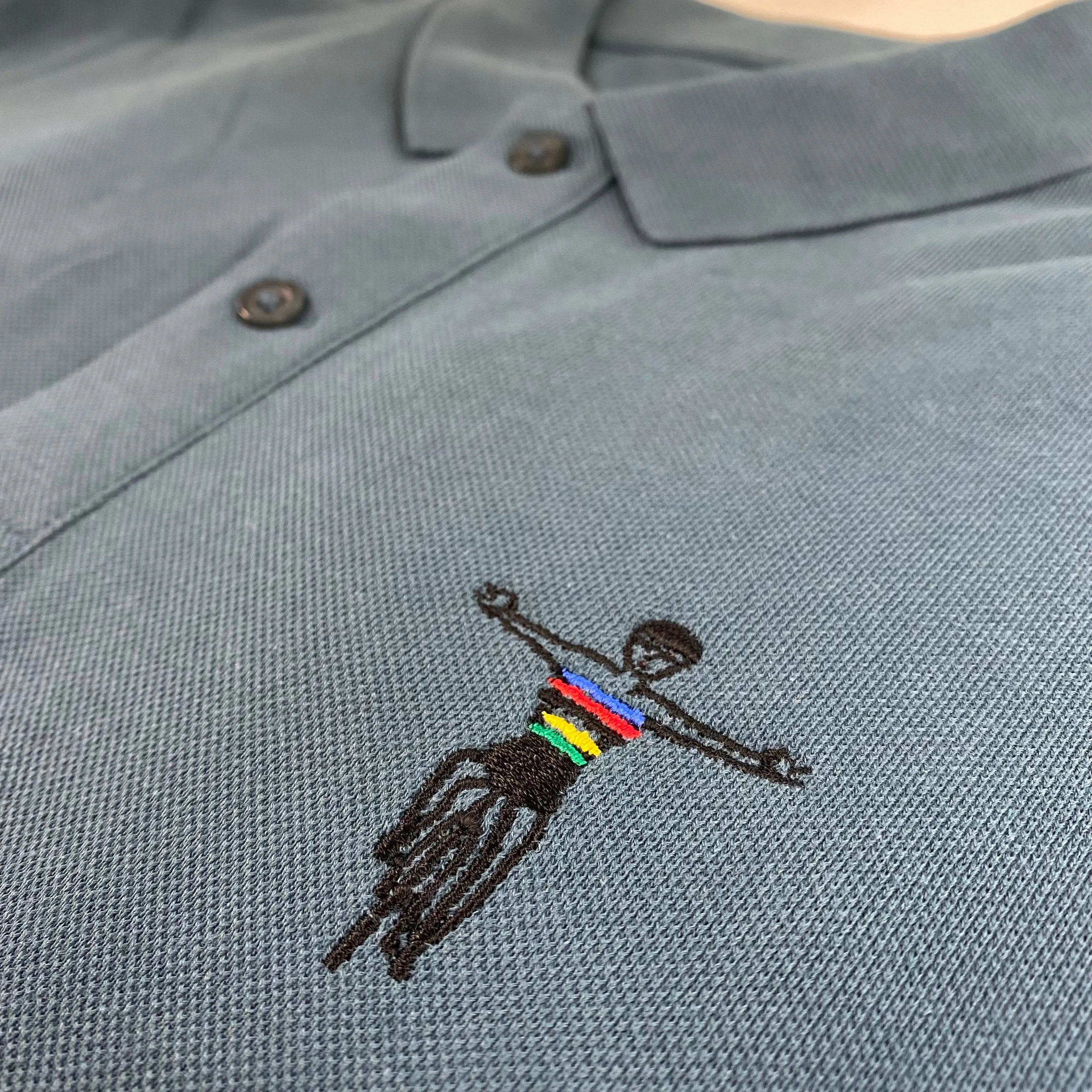 Finish Line Embroidered Polo Shirt