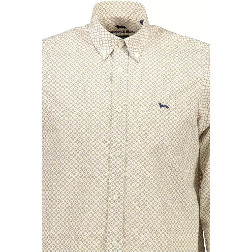 Harmont & Blaine White Cotton Men Shirt