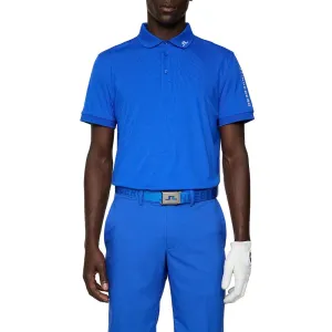 J.Lindeberg Tour Tech Reg Fit Golf Shirt - Club Blue