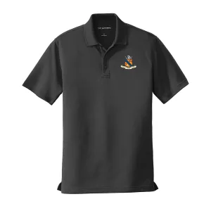 KDR Crest Black Performance Polo