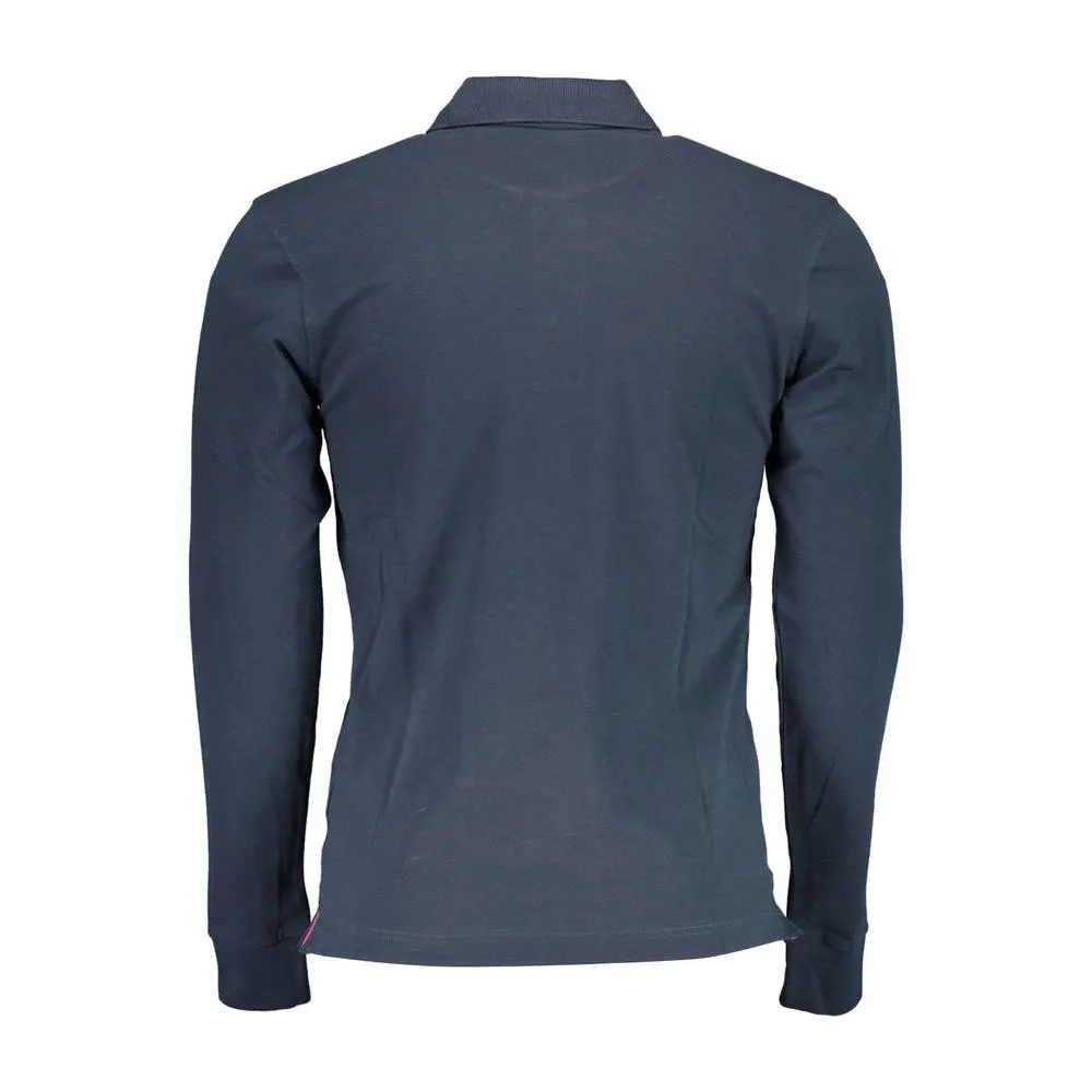 La Martina Elegant Long-Sleeved Slim Fit Polo Shirt