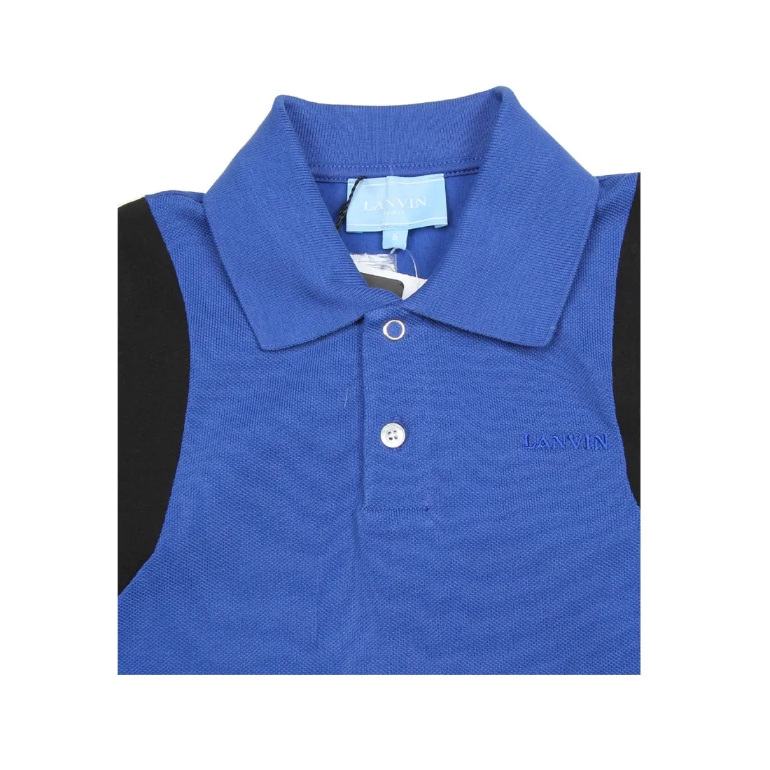 Lanvin Kids Blue Polo Shirt