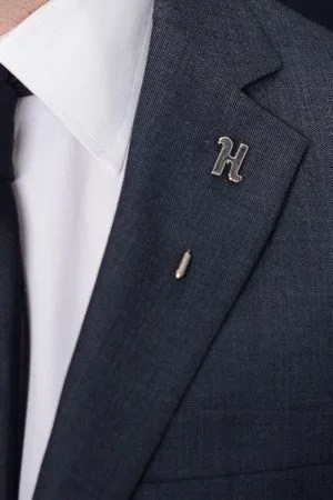 Letter H Lapel Pin