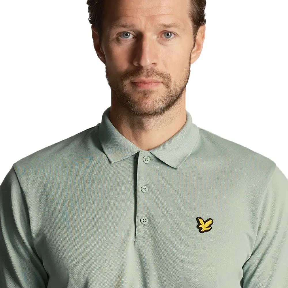 Lyle & Scott Golf Tech Polo Shirt - Ace Teal