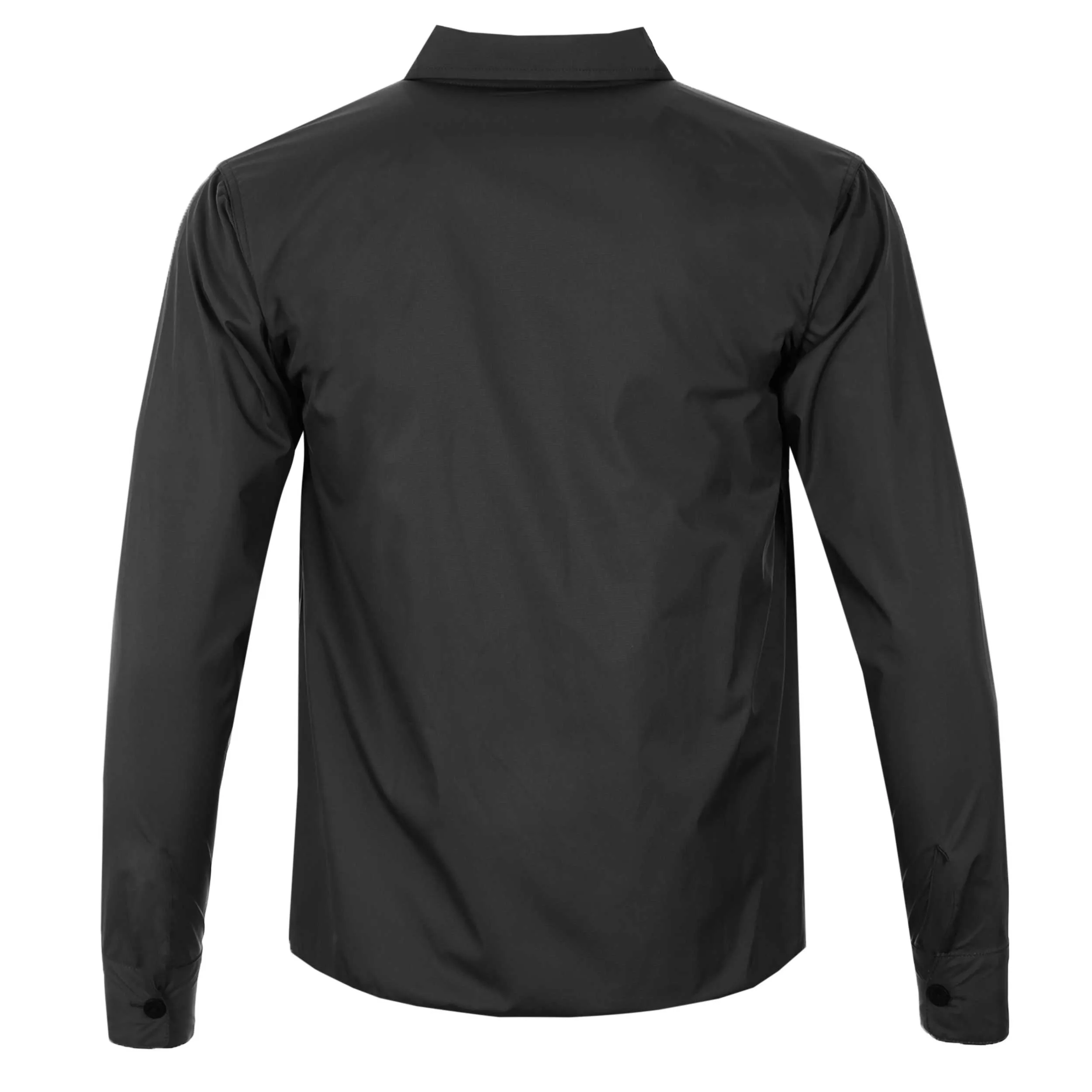 Marai Ripstop Nylon Overshirt in Black