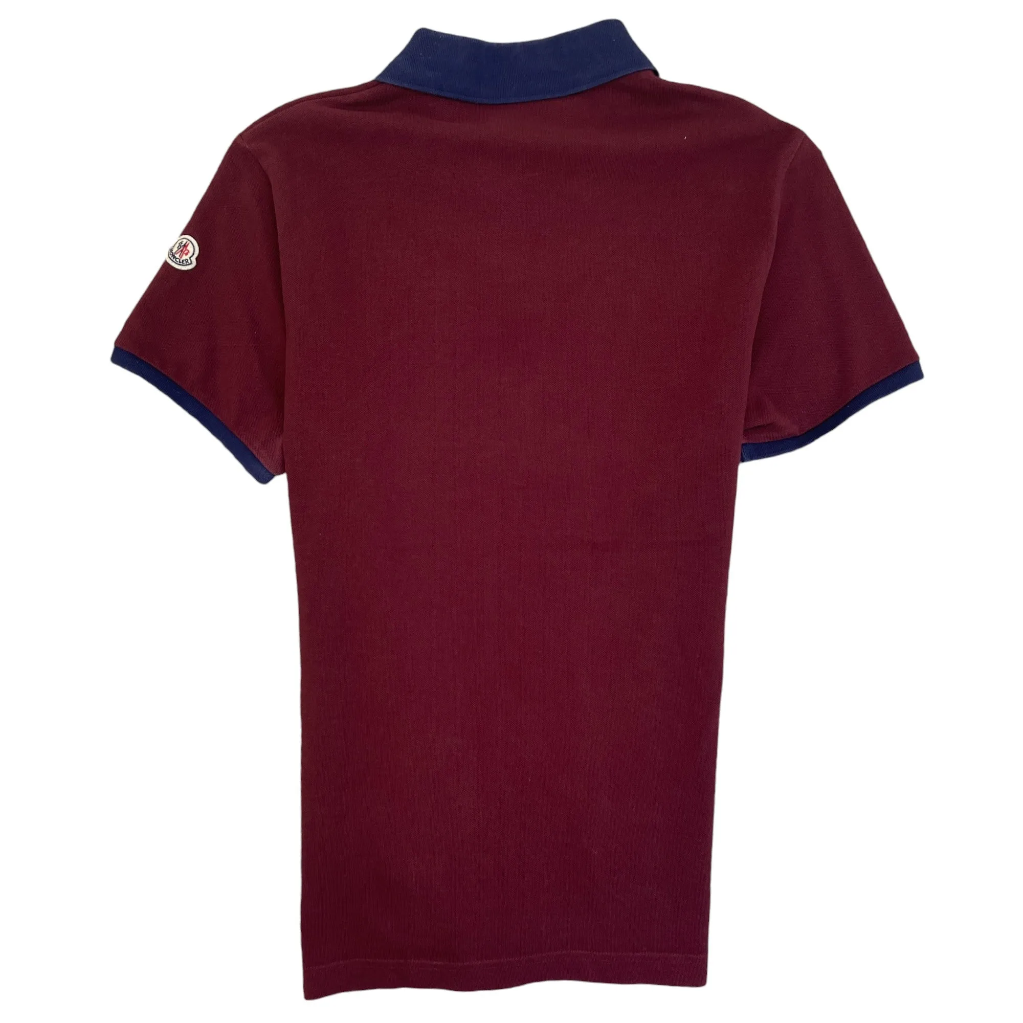 Men's Maglia Logo Polo Shirt Burgundy Size L