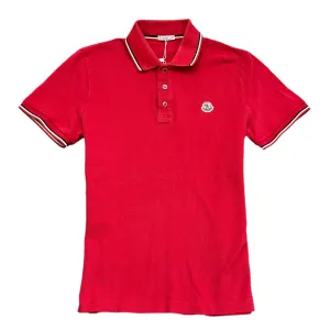 Men's Maglia Logo Polo Shirt Red Size S