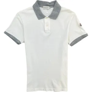 Men's Maglia Logo Polo Shirt White Size S