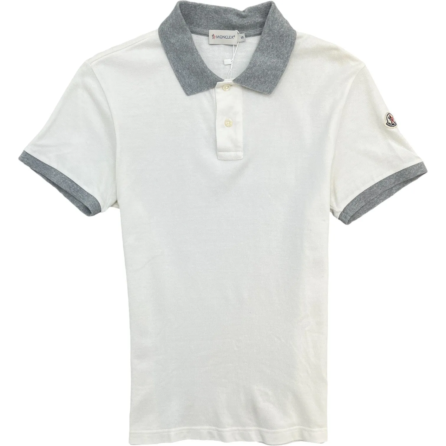 Men's Maglia Logo Polo Shirt White Size S