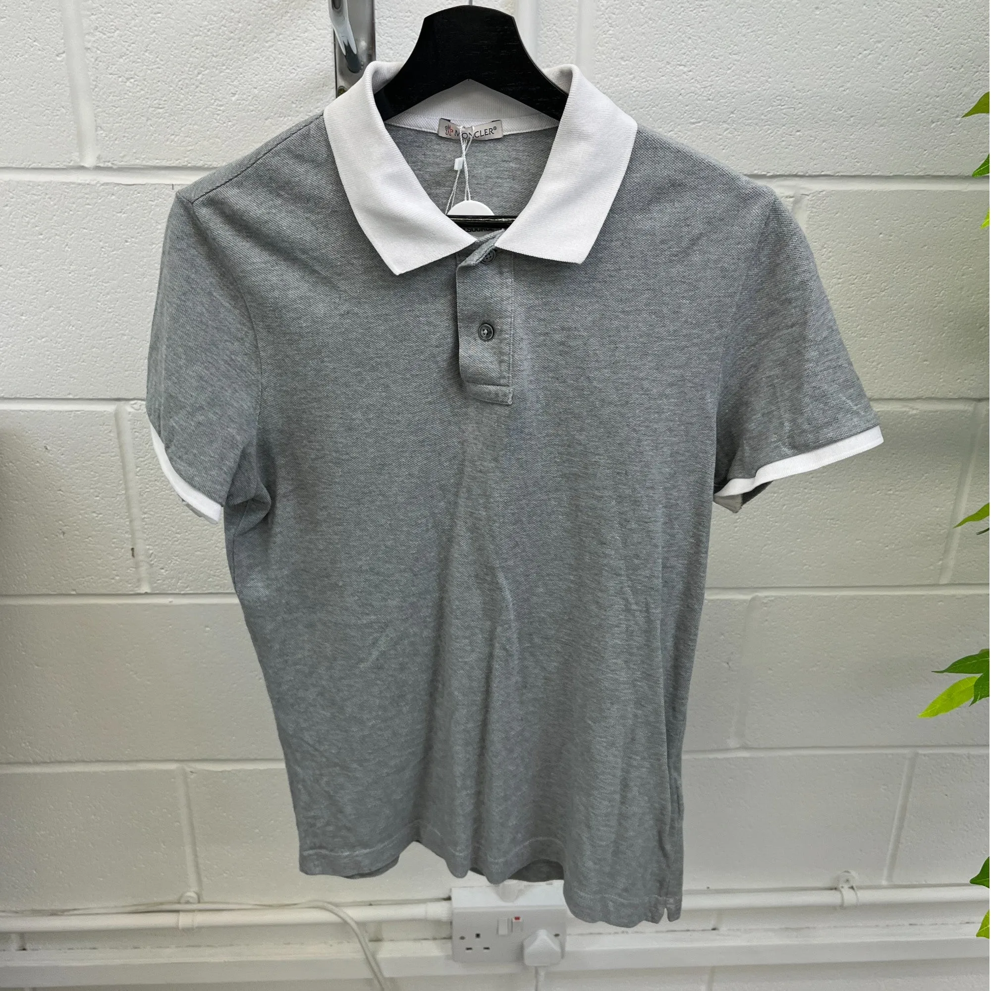 Men's Maglia Polo Shirt Grey Size S