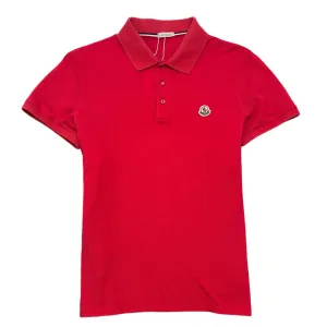 Men's Maglia Polo Shirt Red Size L