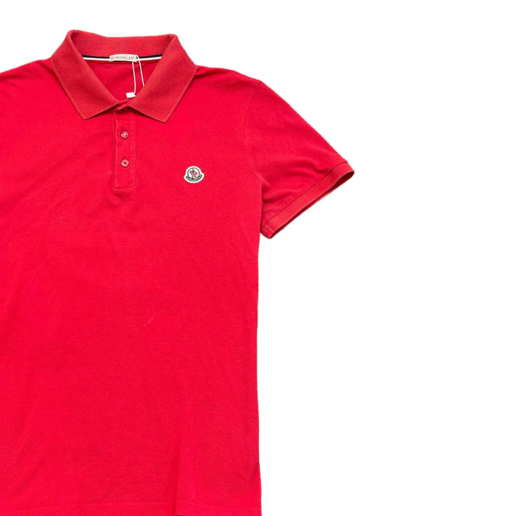 Men's Maglia Polo Shirt Red Size L