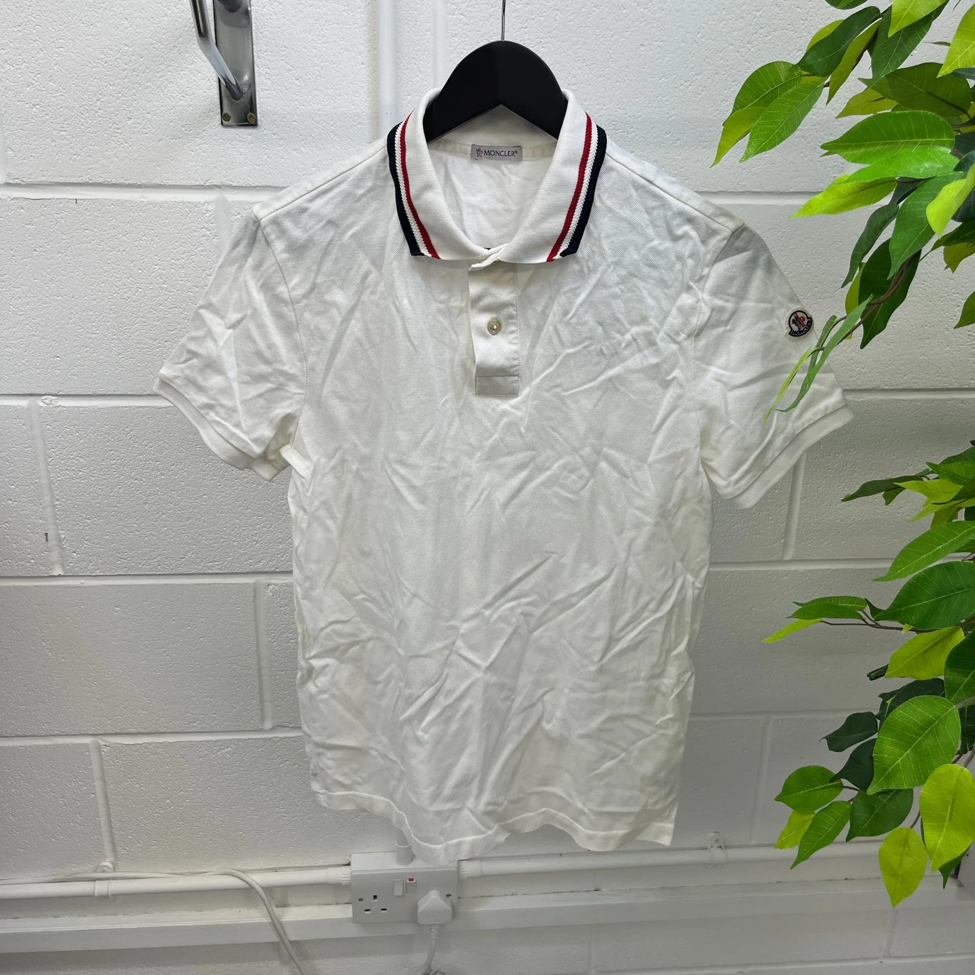 Men's Maglia Polo Shirt White Size S