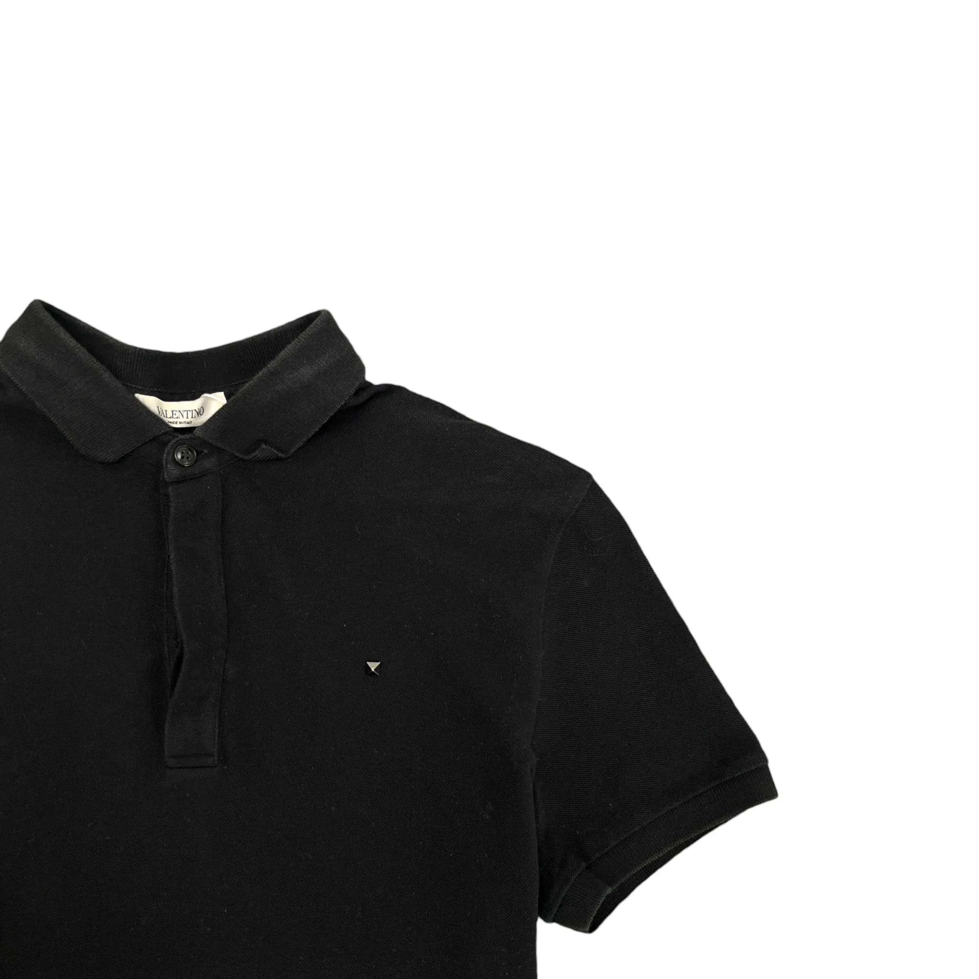 Men's Rockstud Polo Shirt Black Size S