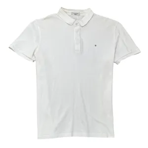 Men's Rockstud Polo Shirt White Size L