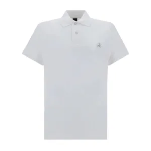 Moose Knuckle Everett White Polo Shirt