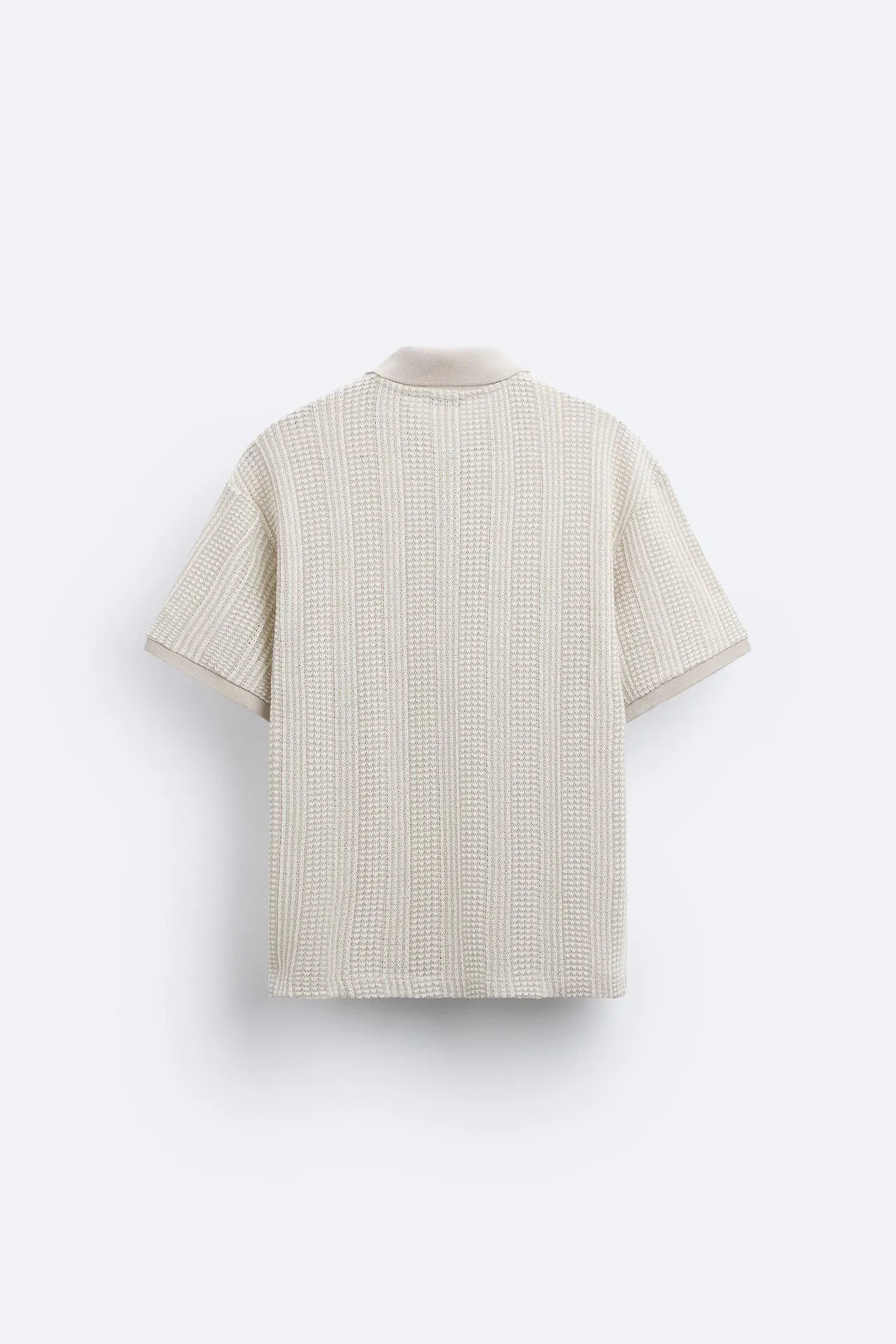 Old Money Unique Structured Half-Zip Polo T-Shirt