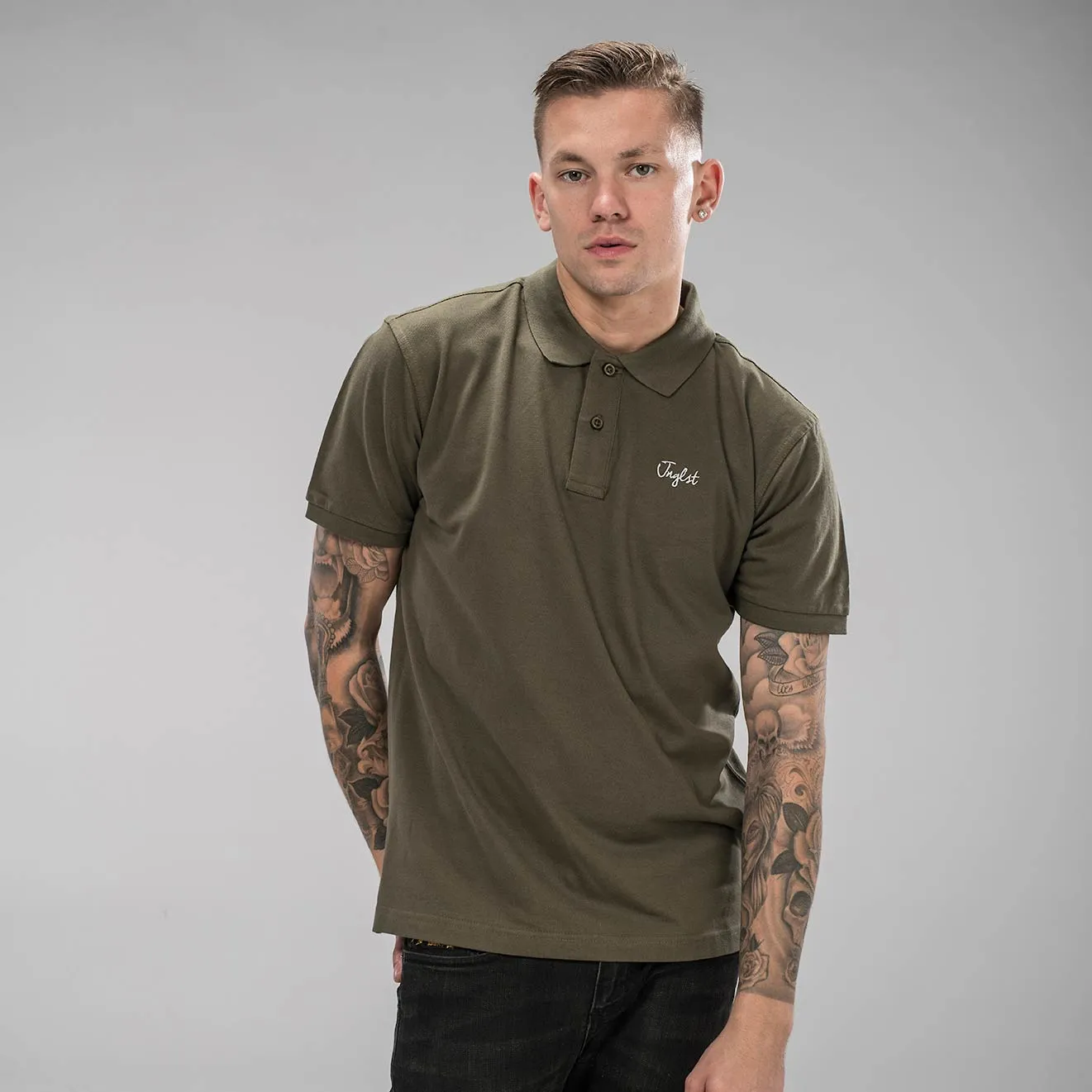 Olive Jnglst Polo Shirt