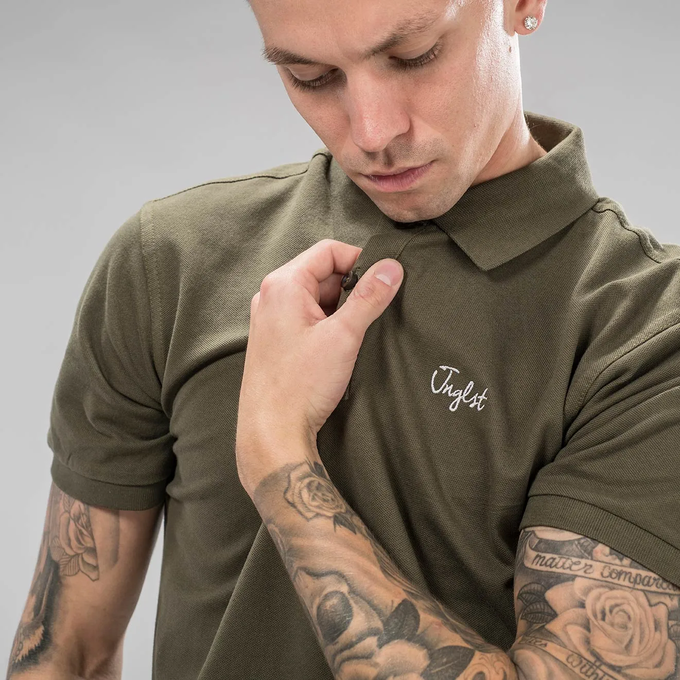 Olive Jnglst Polo Shirt