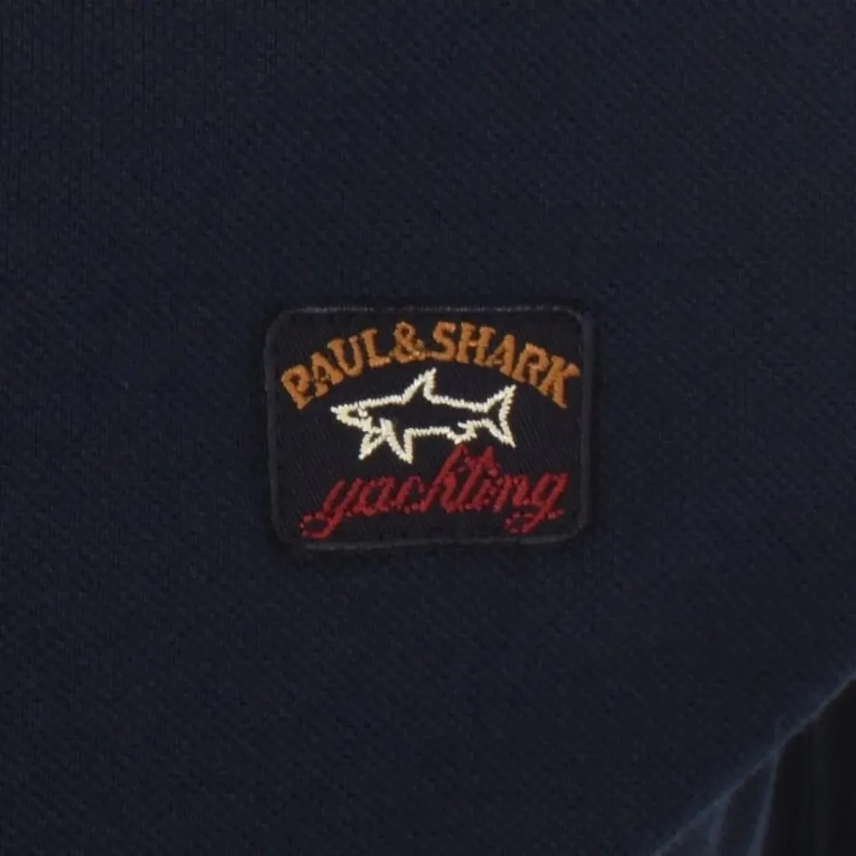 Paul & Shark Logo Badge Navy Polo Shirt