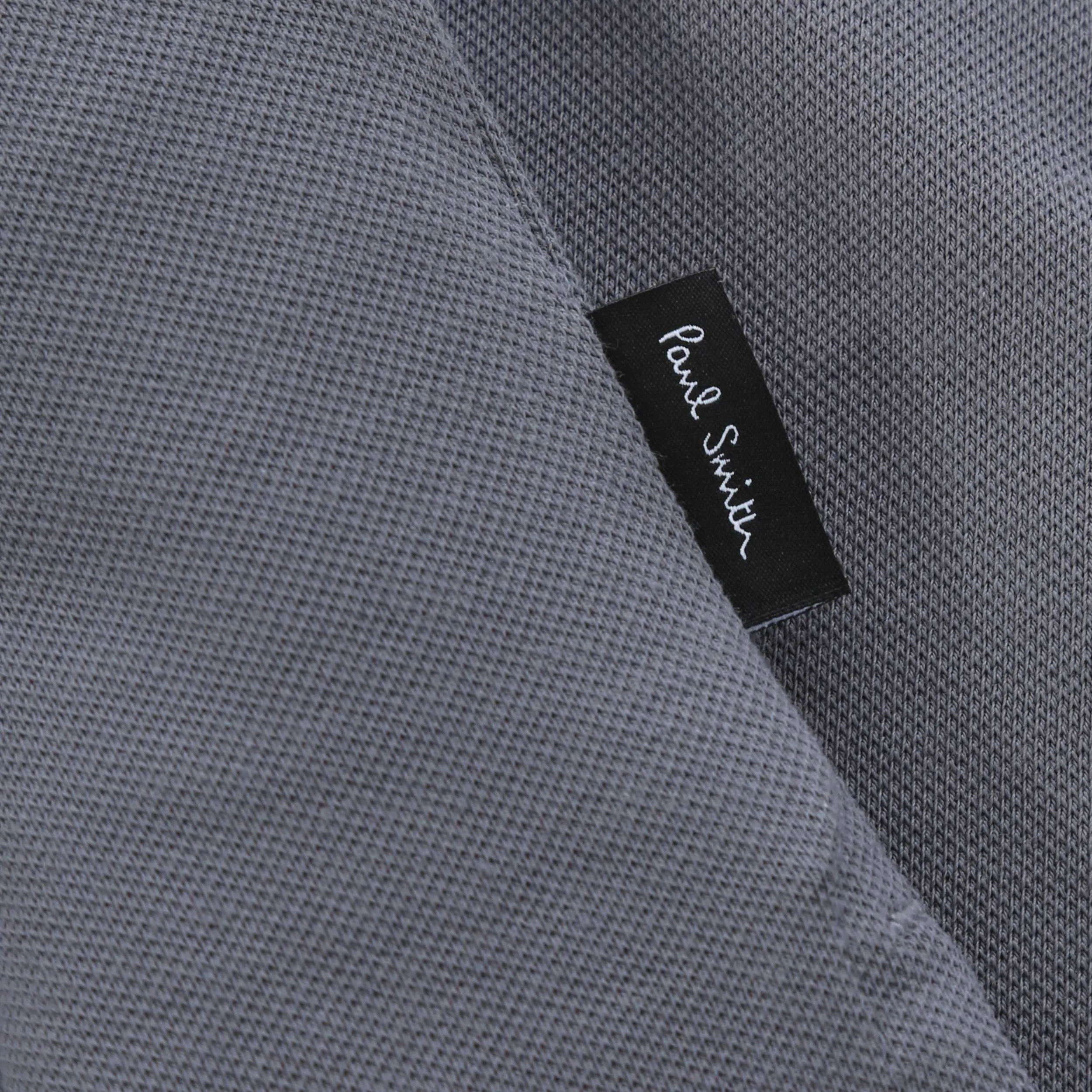 Paul Smith Trim Button Thru Polo Shirt in Grey