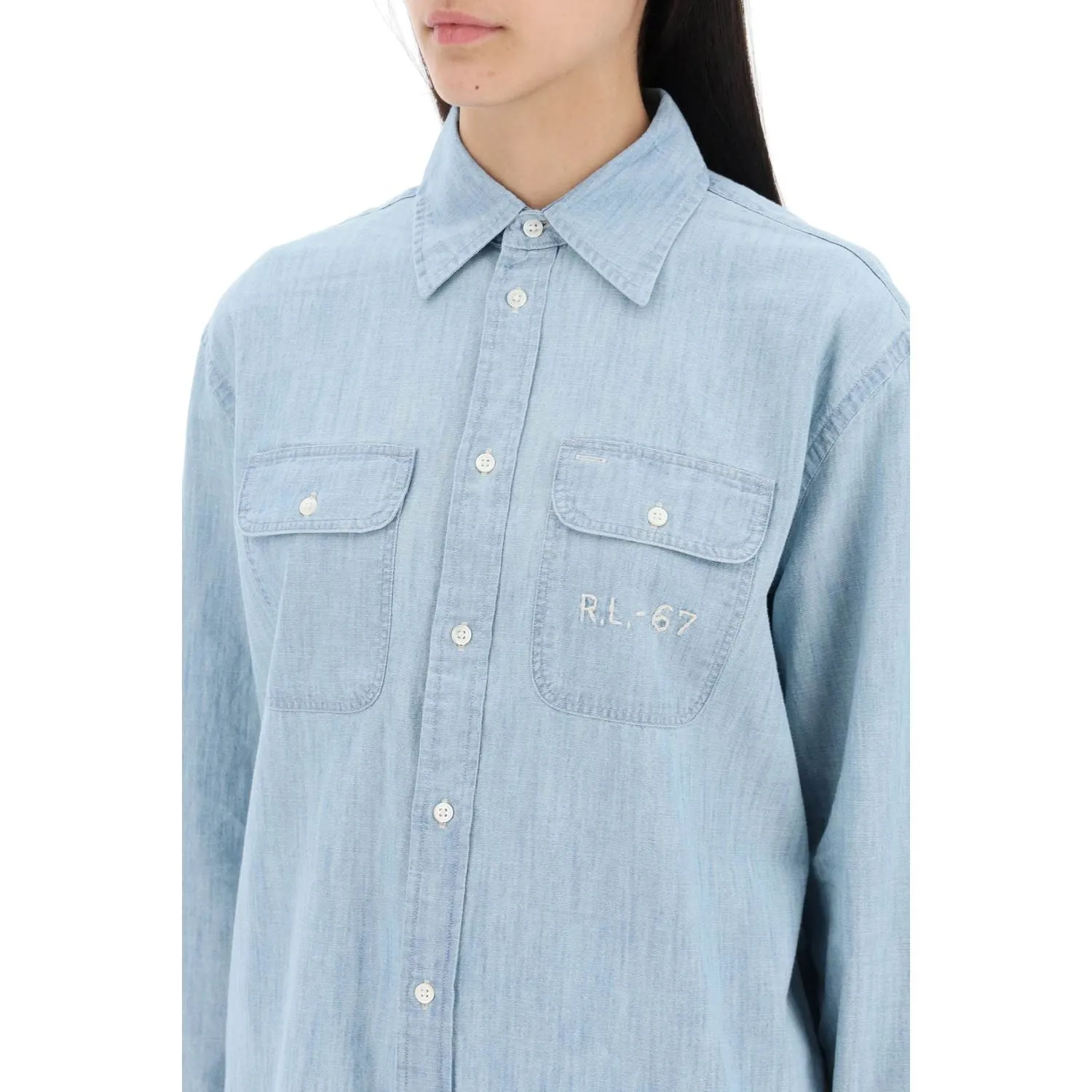 Polo Ralph Lauren embroidered chambray