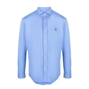 Polo Ralph Lauren Embroidered Pony Logo Blue Jersey Shirt