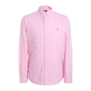 Polo Ralph Lauren Logo Long Sleeve Pink Shirt